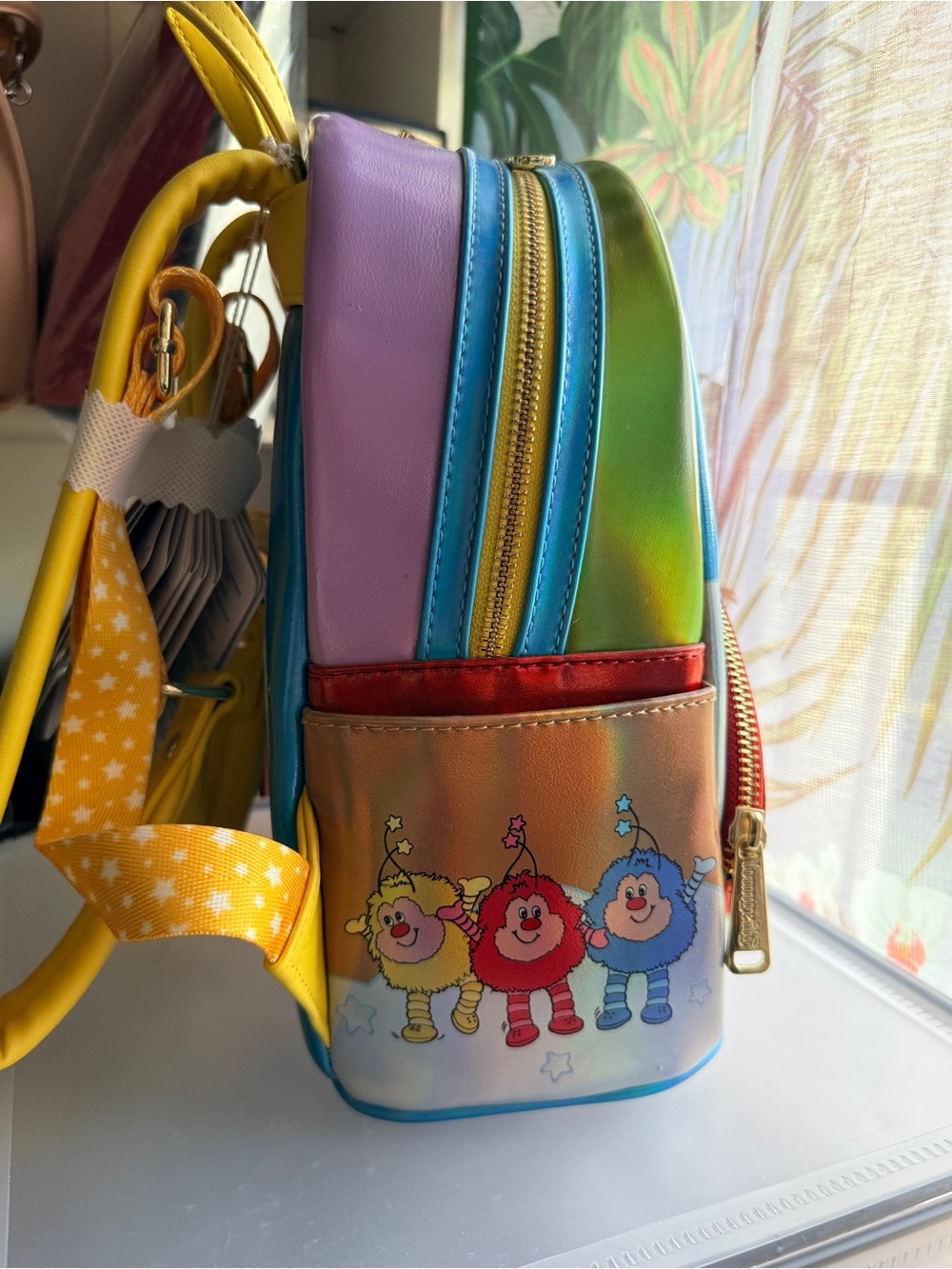 Loungefly Rainbow Brite Mini Backpack NWT - Picture 2 of 5